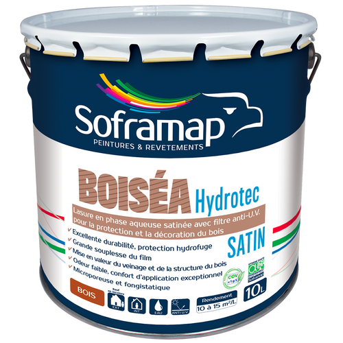 Lasure écologique bois Protection bois hydrofuge Lasure satinée longue durée Entretien facile boiseries Lasure anti-U.V. bois Finition satinée bois Lasure microporeuse bois Protection fongistatique bois Lasure bois extérieur intérieur Lasure acrylique souple