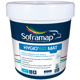 Peinture purificatrice d'air Finition mate élégante Amélioration qualité air intérieur Peinture haute opacité Peinture écologique intérieure Hygio'Air Mat Soframap Peinture dépolluante formaldéhyde Peinture rapide séchage Peinture pour chantiers HQE Peinture saine pour ERP